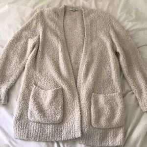 Warm & Soft White Cardigan